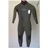 Image 1 : Youth Axis Back Zip Fullsuit Wetsuit 4/3mm, Dark Forest Green, Size 12