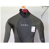 Image 2 : Youth Axis Back Zip Fullsuit Wetsuit 4/3mm, Dark Forest Green, Size 12