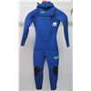Image 1 : Youth Comp Hooded Fullsuit Wetsuit 4.5/3.5mm, Faint Blue, Size 10