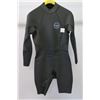 Image 1 : Mens Axis Long Sleeve Springsuit Wetsuit 2mm, Dark Forest Green, Size L
