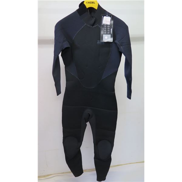Mens Infiniti Limited Back Zip Fullsuit Wetsuit 3/2mm, Black, Size M