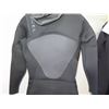 Image 7 : Mens Axis Hooded Fullsuit Wetsuit 5/4mm, Black, Size L