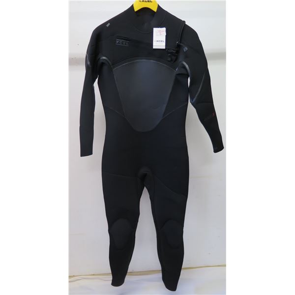 Mens Axis X Fullsuit Wetsuit 4/3mm, Black, Size L
