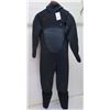 Image 1 : Mens Drylock X Hooded Fullsuit Wetsuit 5/4mm, Black, Size L