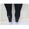 Image 8 : Womens Thermolite Fullsuit Wetsuit 3/2mm, Black/Acid Blue, Size 8