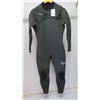 Image 1 : Mens Comp Fullsuit Wetsuit 4/3mm, Dark Forest Green, Size L