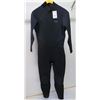 Image 1 : Mens Infiniti Limited Back Zip Fullsuit Wetsuit 3/2mm, Black, Size L
