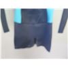 Image 3 : Womens Axis Front Zip Long Sleeve Boy Cut Spring Wetsuit 1.5/1mm, Gunmetal/Pistachio, Size 8