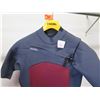 Image 2 : Mens CompX Short Sleeve Fullsuit Wetsuit 2mm, Chili Pepper/Gunmetal, Size L
