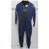 Image 1 : Mens Axis X Back Zip Fullsuit Wetsuit 4/3mm, Black, Size L