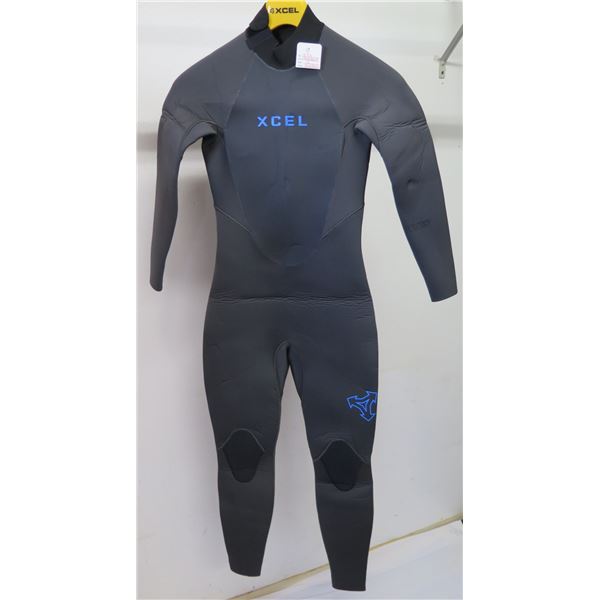Youth Axis Back Zip Fullsuit Wetsuit 5/4mm, Jet Black/ Black, Size 12