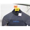 Image 2 : Youth Axis Back Zip Fullsuit Wetsuit 5/4mm, Jet Black/ Black, Size 12