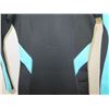 Image 3 : Womens Axis Flatlock Back Zip Fullsuit Wetsuit 3/2mm, Black/Faint Blue/Pistachio, Size  8