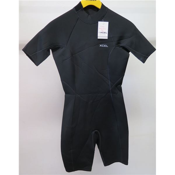 Womens Axis Short Sleeve Springsuit Wetsuit 2mm, Black, Size 8