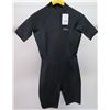 Image 1 : Womens Axis Short Sleeve Springsuit Wetsuit 2mm, Black, Size 8