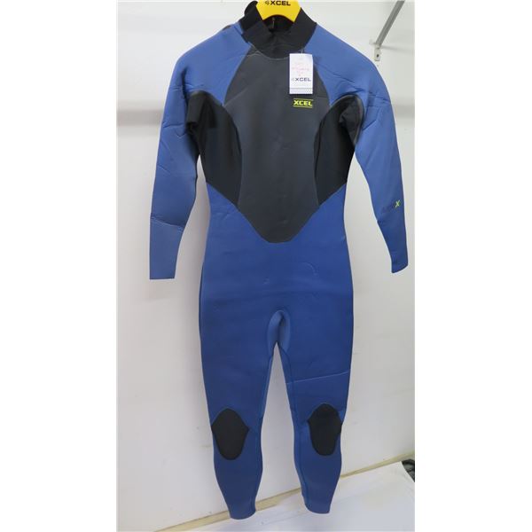 Womens Axis X Fullsuit Wetsuit 3/2mm,Cascade Blue/Black, Size 8
