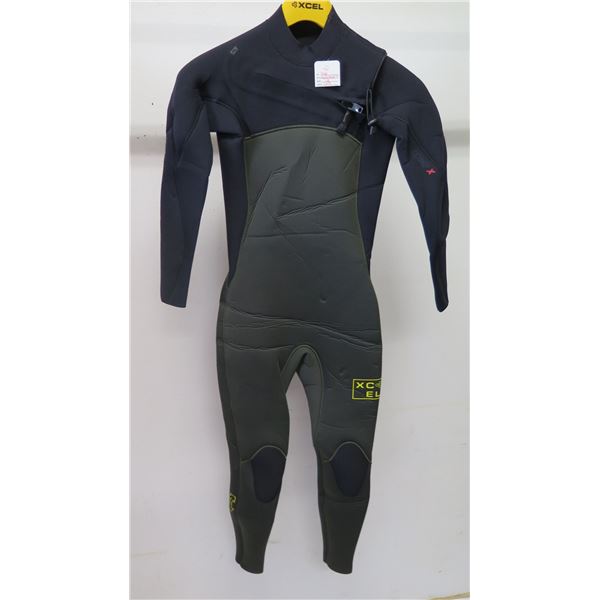 Youth CompX Fullsuit Wetsuit 4/3mm, Dark Forest/Black, Size 12