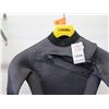 Image 2 : Youth Axis Back Zip Fullsuit Wetsuit 4/3mm, Graphite, Size 12