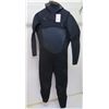 Image 1 : Mens Infiniti Hooded Fullsuit Wetsuit 5/4mm, Black, Size L