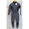 Image 1 : Womens Axis X Back Zip Fullsuit Wetsuit 4/3mm, Black, Size 8