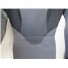 Image 3 : Womens Axis X Back Zip Fullsuit Wetsuit 4/3mm, Black, Size 8