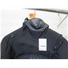 Image 2 : Mens Axis Hooded Fullsuit Wetsuit 5/4mm, Black, Size L