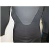 Image 8 : Mens Axis Hooded Fullsuit Wetsuit 5/4mm, Black, Size L