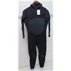 Image 1 : Mens Infiniti Hooded Fullsuit Wetsuit 5/4mm, Black, Size L