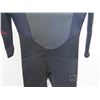 Image 3 : Mens Infiniti Hooded Fullsuit Wetsuit 5/4mm, Black, Size L