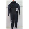 Image 1 : Mens Drylock X Hooded Fullsuit Wetsuit 5/4mm, Black, Size L