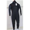 Image 1 : Mens CompX Hooded Fullsuit Wetsuit 5.5/4.5mm, Black, Size L