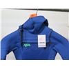 Image 2 : Youth CompX Hooded Fullsuit Wetsuit 4.5/3.5mm, Faint Blue, Size 10