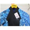 Image 2 : Womens Water Inspired Axis Long Sleeve Front Zip Jacket 2/1mm, Black/Water, Size 6