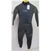 Image 1 : Youth Axis Back Zip Fullsuit Wetsuit 4/3mm, Dark Forest Green, Size 12
