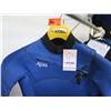 Image 2 : Youth Comp Fullsuit Wetsuit 5/4mm, Blue, Size 12