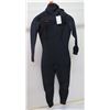 Image 1 : Mens CompX Hooded Fullsuit Wetsuit 4.5/3.5mm, Black, Size L