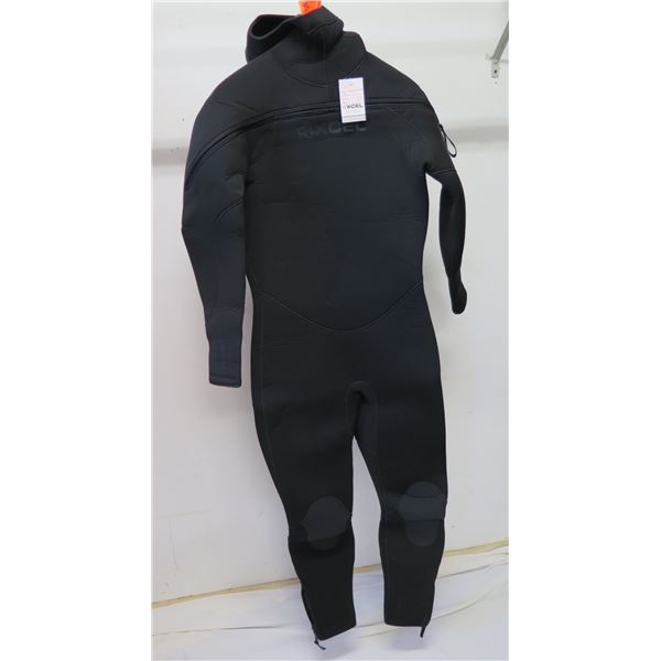 Mens Polar Thermoflex Hooded Dive Fullsuit Wetsuit 9/7/6mm, Black, Size L