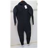 Image 1 : Mens CompX Hooded Fullsuit Wetsuit 5.5/4.5mm, Black, Size L