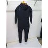 Image 5 : Mens CompX Hooded Fullsuit Wetsuit 5.5/4.5mm, Black, Size L