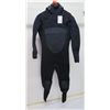 Image 1 : Mens Drylock Hooded Fullsuit Wetsuit 6/5mm, Black, Size L
