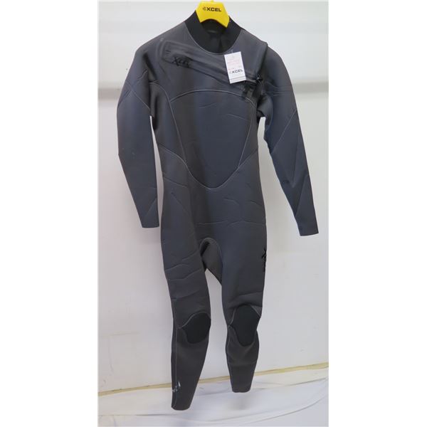 Mens Comp Fullsuit Wetsuit 2mm, Graphite/Black, Size L