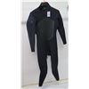 Image 1 : Mens Axis X Back Zip Fullsuit Wetsuit 4/3mm, Black, Size M
