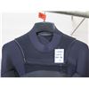 Image 2 : Mens X-Zip Fullsuit Wetsuit 3/2mm, Black, Size L