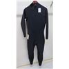 Image 1 : Mens Back Zip w/ Inner Flap Fullsuit Wetsuit 3/2mm, Black, Size L