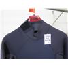 Image 2 : Mens Back Zip w/ Inner Flap Fullsuit Wetsuit 3/2mm, Black, Size L