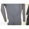 Image 3 : Mens Back Zip w/ Inner Flap Fullsuit Wetsuit 3/2mm, Black, Size L