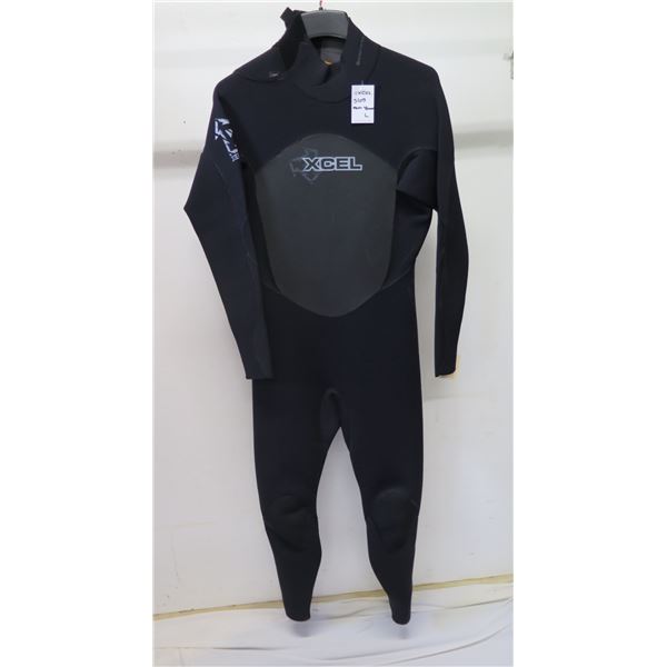 Mens Infiniti Back Zip Fullsuit Wetsuit 3/2mm , Black, Size L