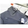 Image 2 : Mens Infiniti X-Zip Hooded Fullsuit Wetsuit 5/4mm, Gray, Size L