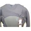 Image 2 : Mens X-Zip Fullsuit Wetsuit 3/2mm, Black, Size L