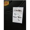 Image 2 : Mens Back Zip Dive Fullsuit Wetsuit 7/6mm, Black, Size L